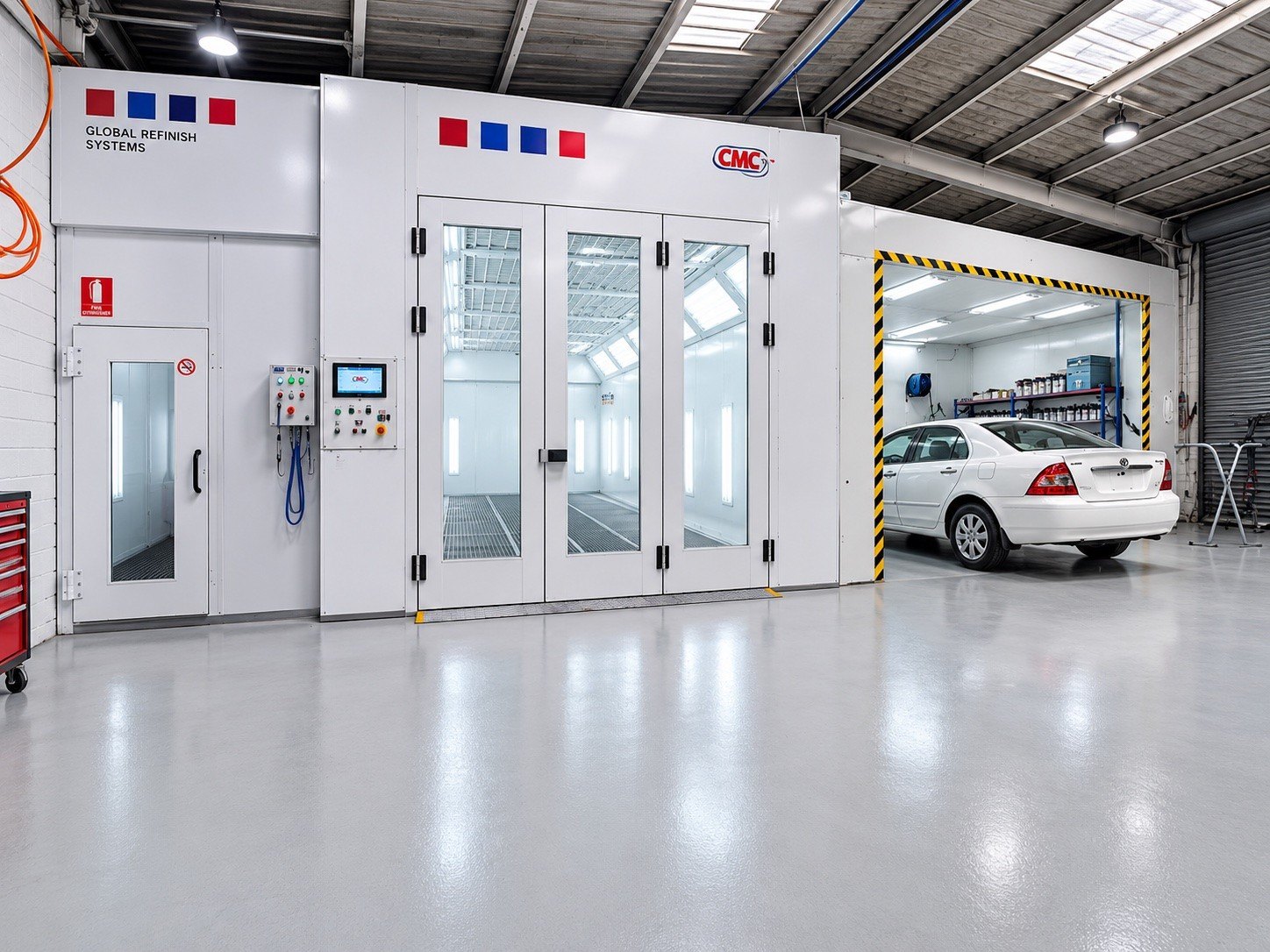 Alfa Body Works enclosed automotive spray booth